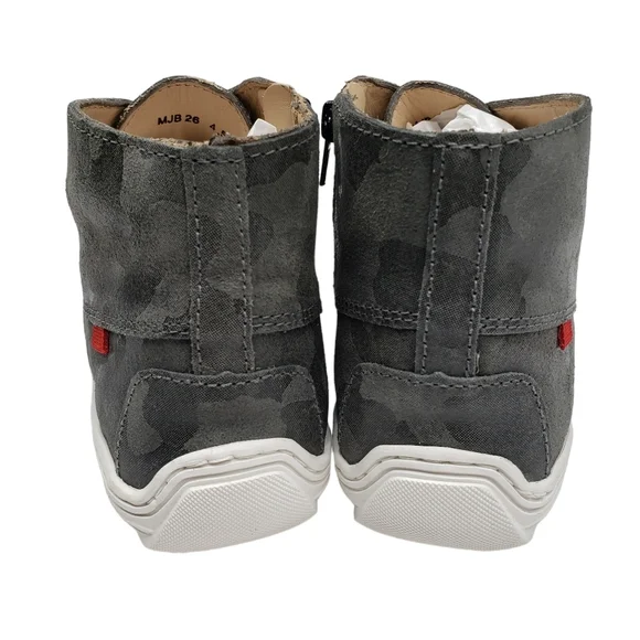 Marc JosephNIB West Houston Bootie Graphite Camo Lace Up Leather Boots 4.5